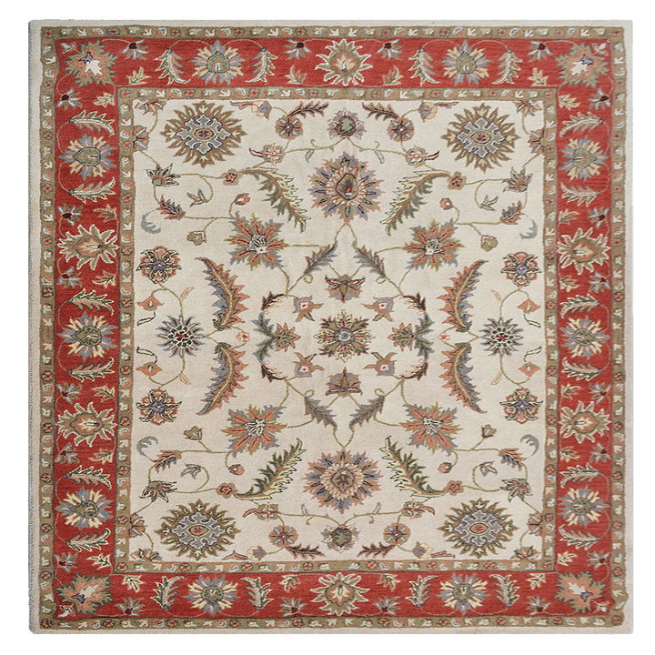 Heritage Hand Tufted Wool Oriental Floral Rug