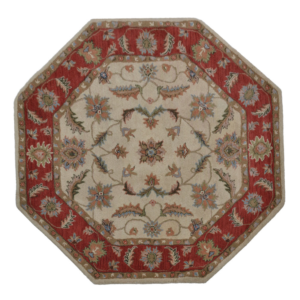 Heritage Hand Tufted Wool Oriental Floral Rug