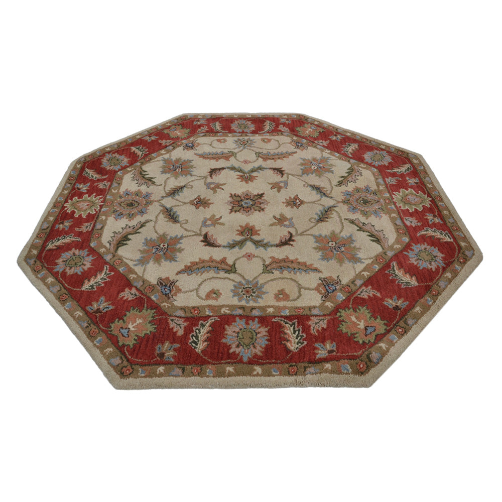 Heritage Hand Tufted Wool Oriental Floral Rug