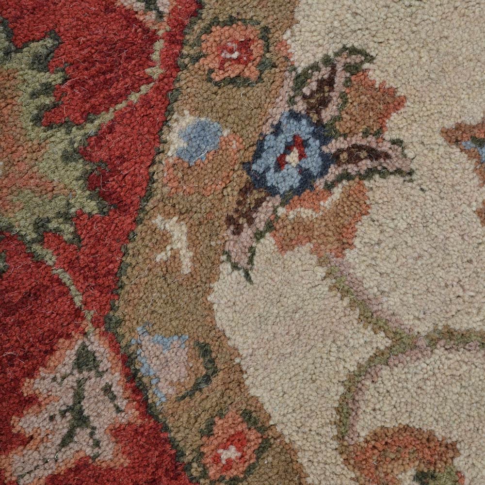 Heritage Hand Tufted Wool Oriental Floral Rug