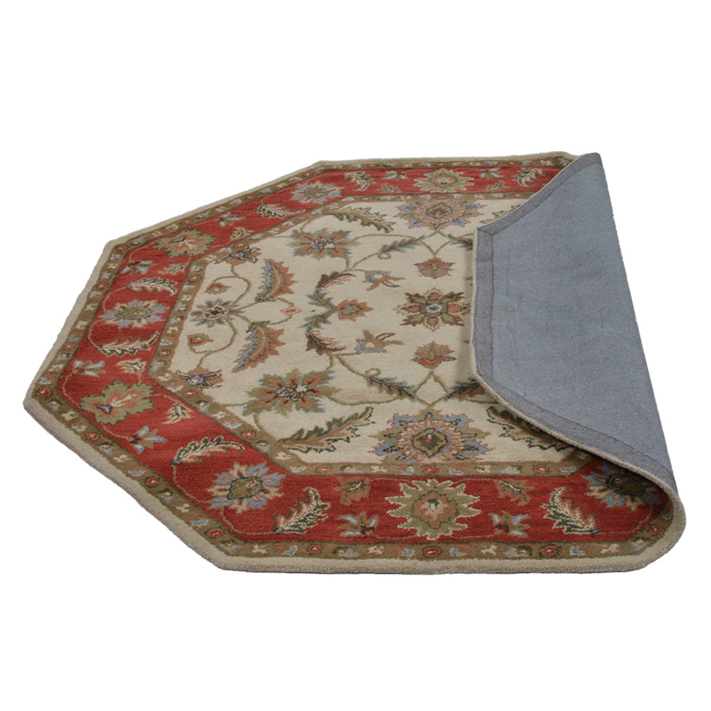 Heritage Hand Tufted Wool Oriental Floral Rug