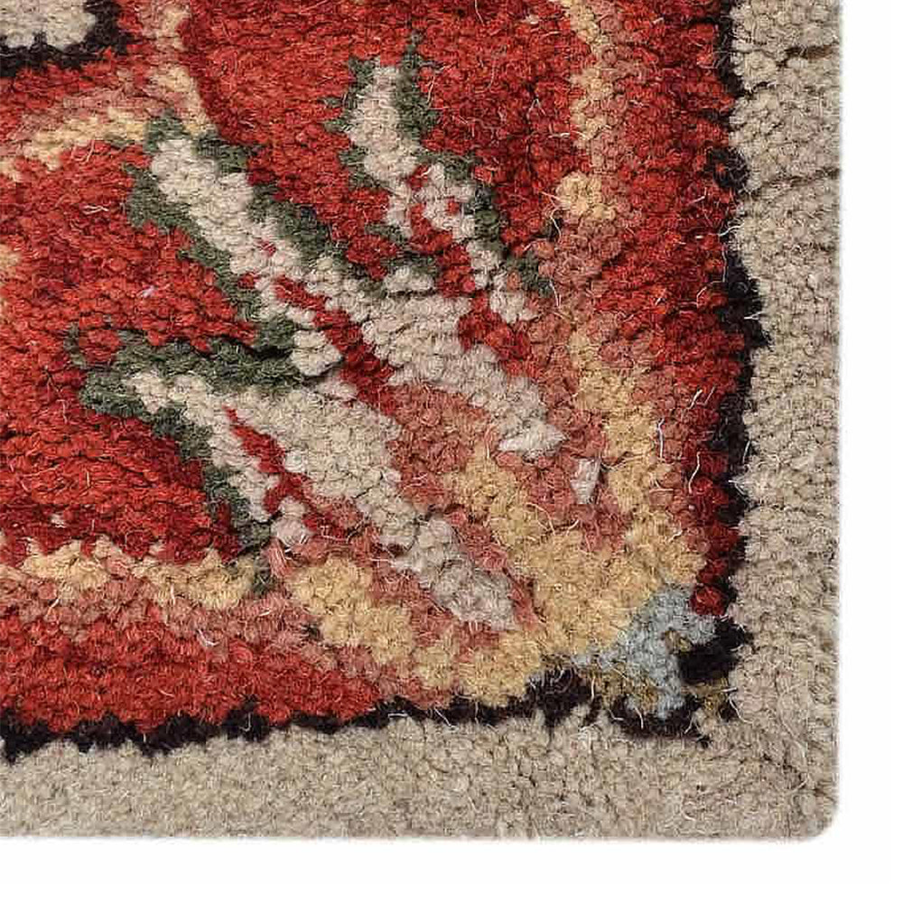 Heritage Hand Tufted Wool Oriental Floral Rug