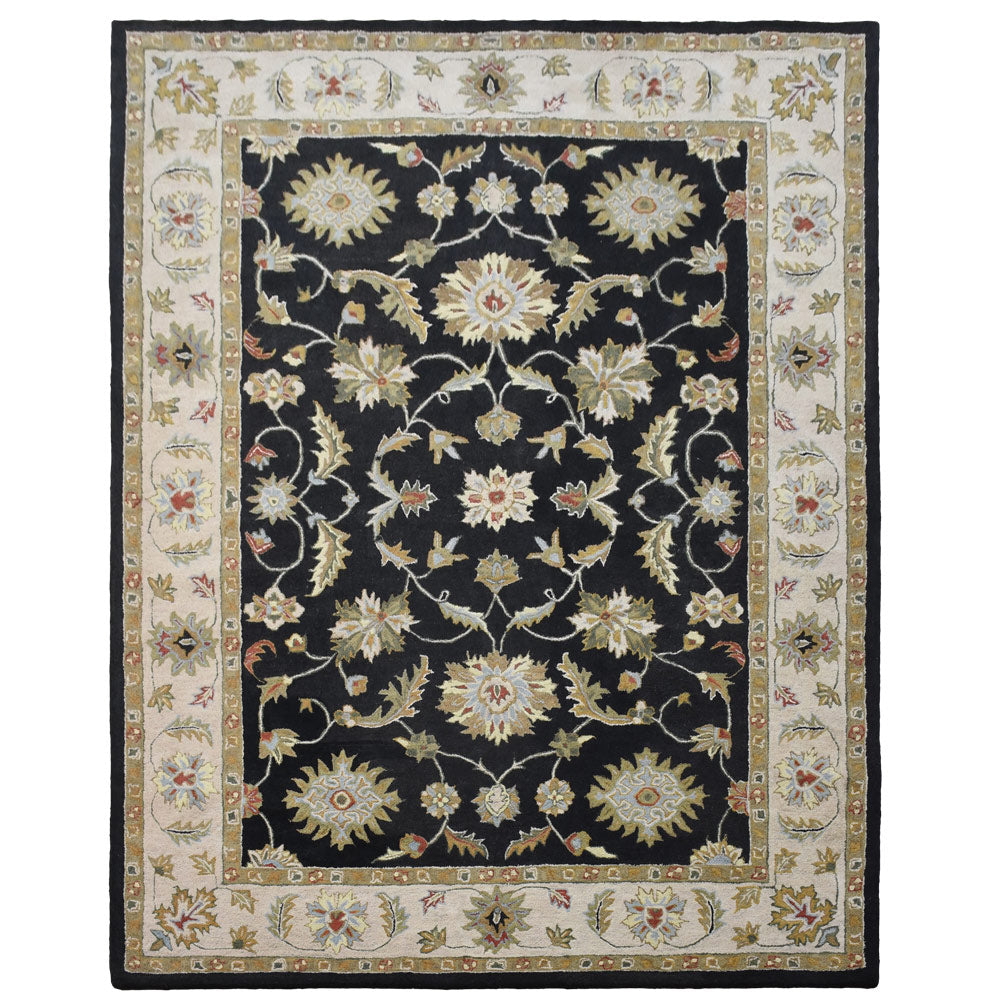Heritage Hand Tufted Wool Oriental Floral Rug