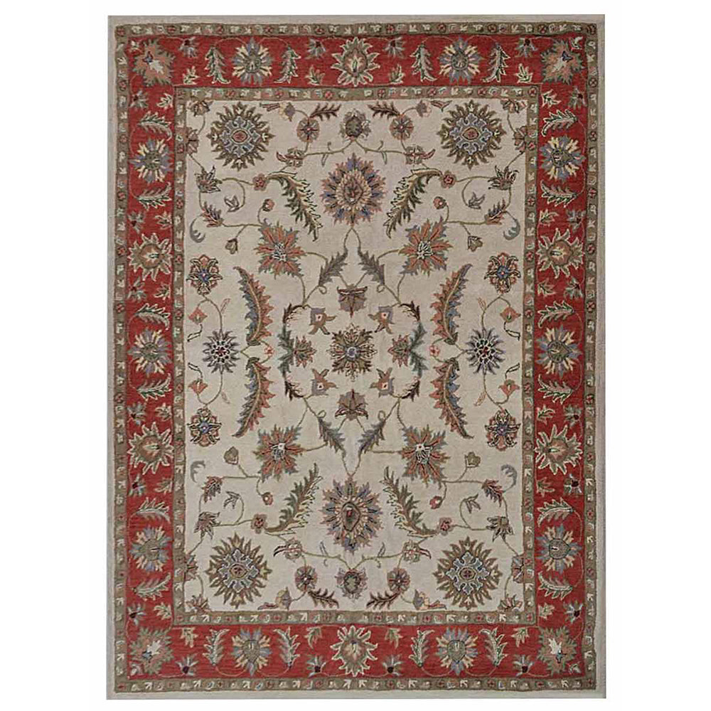 Heritage Hand Tufted Wool Oriental Floral Rug