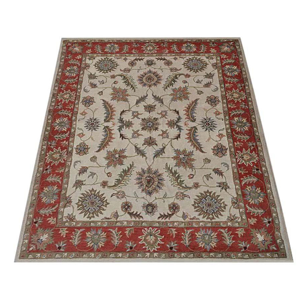 Heritage Hand Tufted Wool Oriental Floral Rug