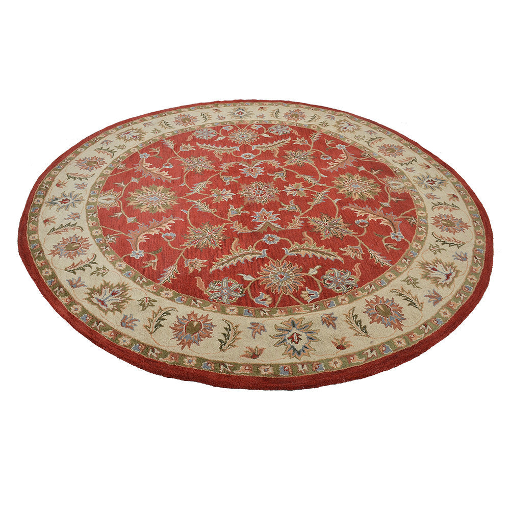 Heritage Hand Tufted Wool Oriental Floral Rug