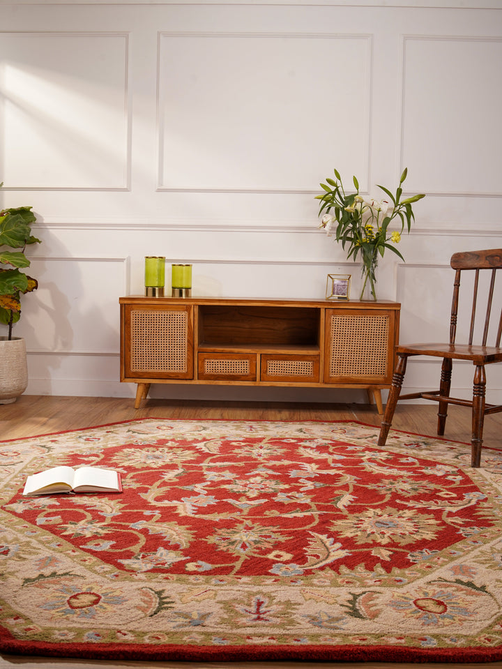 Heritage Hand Tufted Wool Oriental Floral Rug