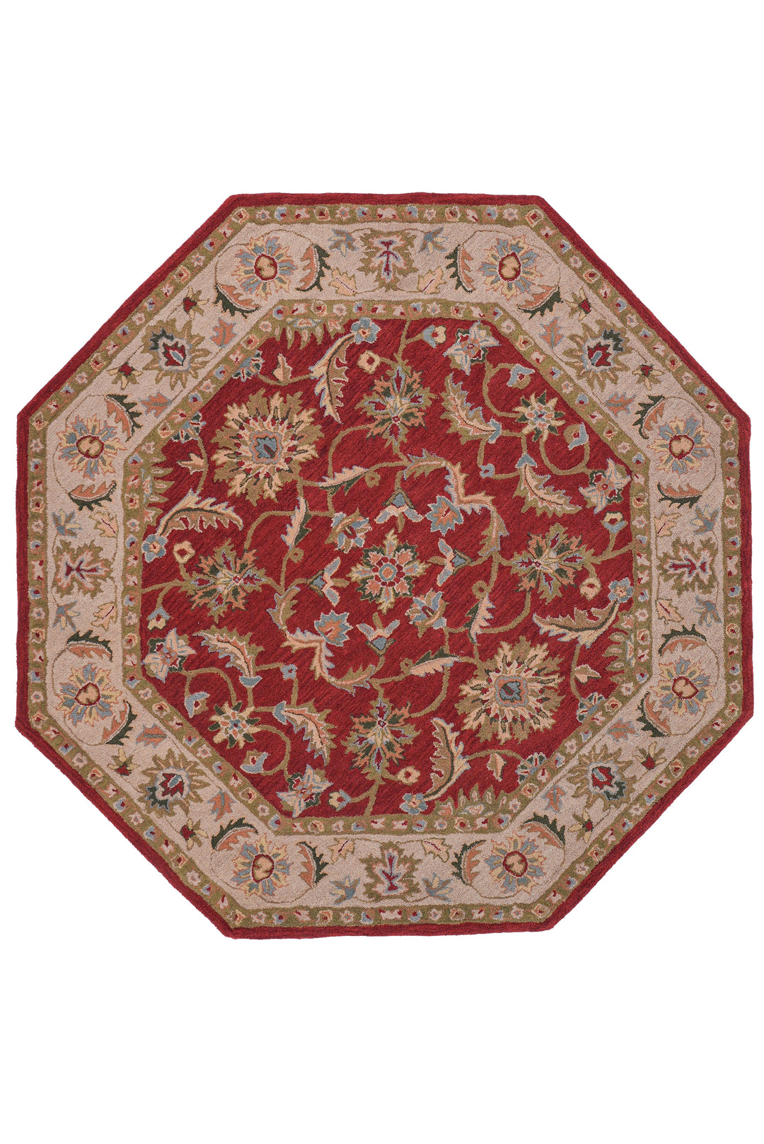 Heritage Hand Tufted Wool Oriental Floral Rug