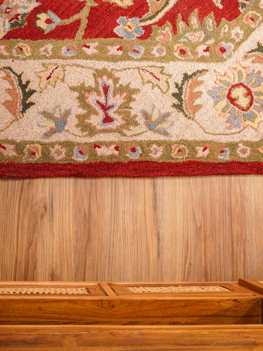 Heritage Hand Tufted Wool Oriental Floral Rug