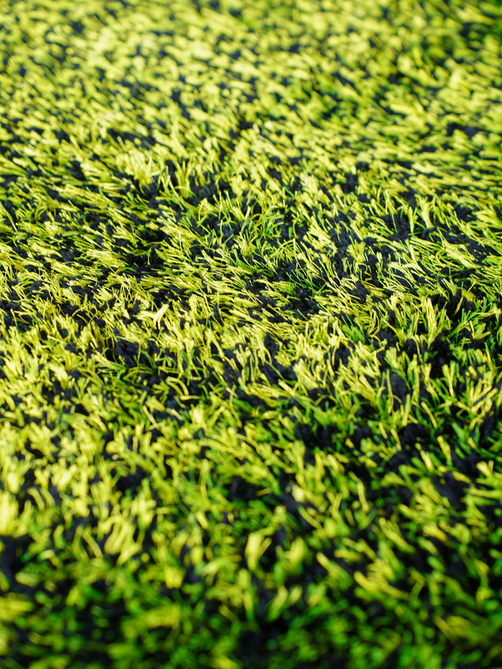 Hand Tufted Shag Green Polyester Solid Rug