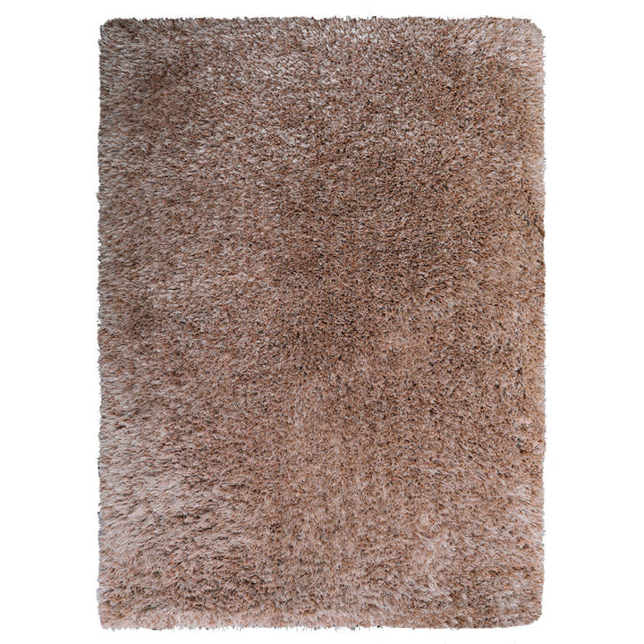 Plush Hand Tufted Shag Rug in Polyester – Solid Design