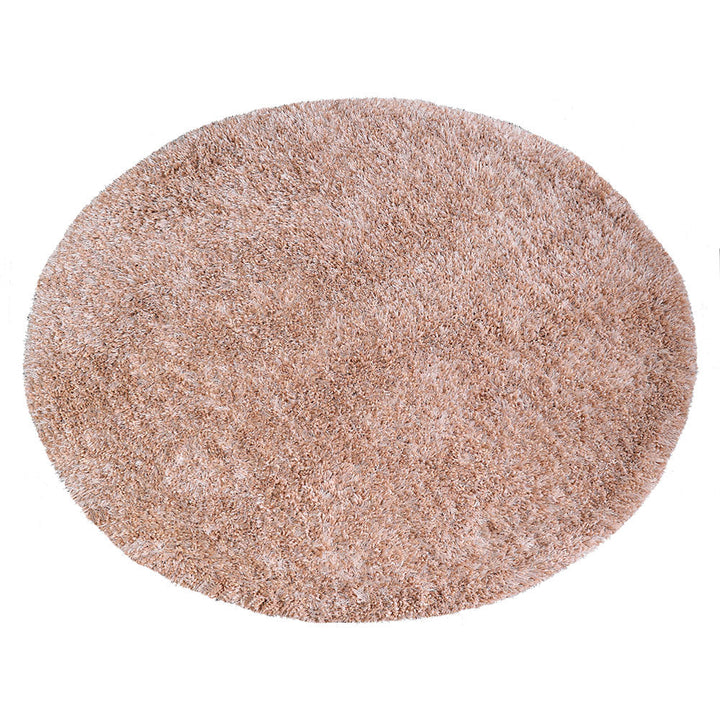 Plush Hand Tufted Shag Rug in Polyester – Solid Design