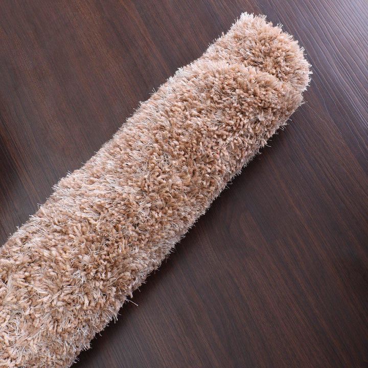 Plush Hand Tufted Shag Rug in Polyester – Solid Design