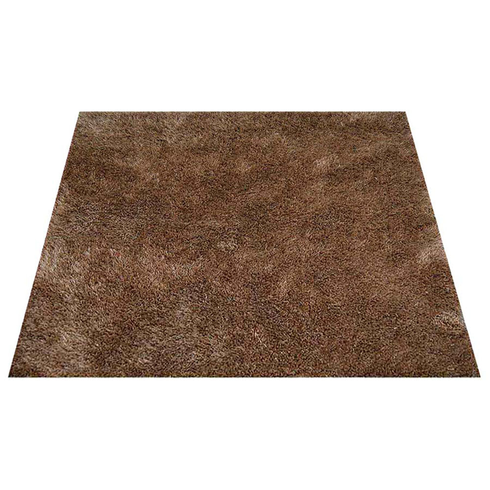 Plush Hand Tufted Shag Rug in Polyester – Solid Design