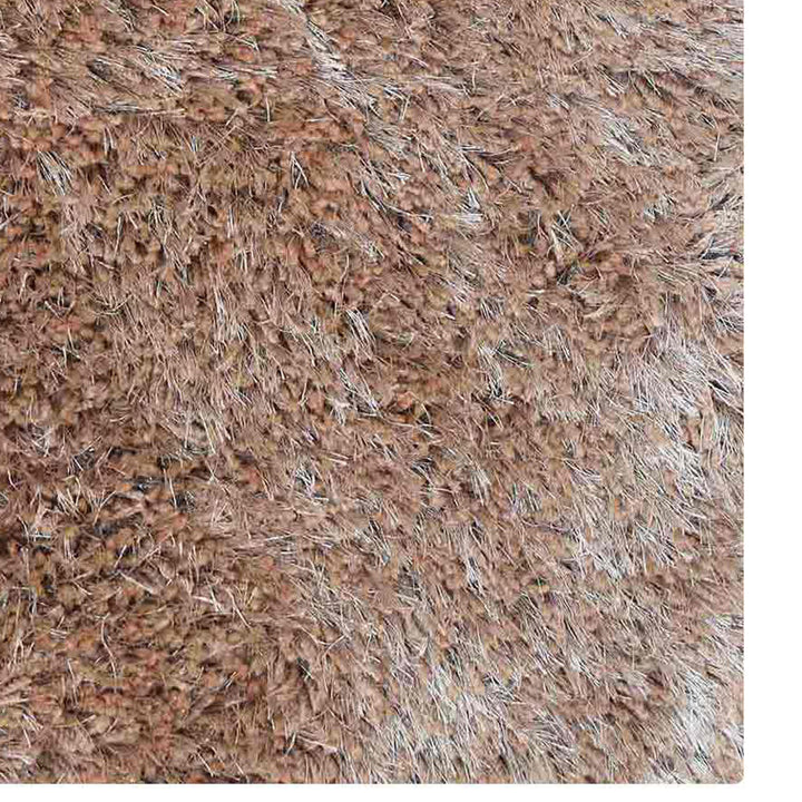 Plush Hand Tufted Shag Rug in Polyester – Solid Design