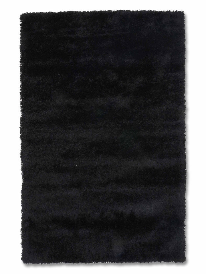 Plush Hand Tufted Shag Rug in Polyester – Solid Design