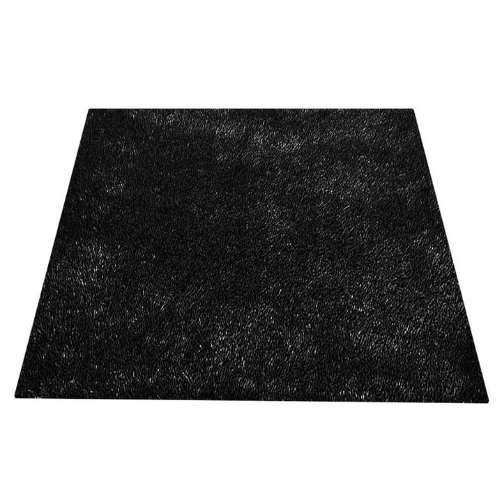Plush Hand Tufted Shag Rug in Polyester – Solid Design