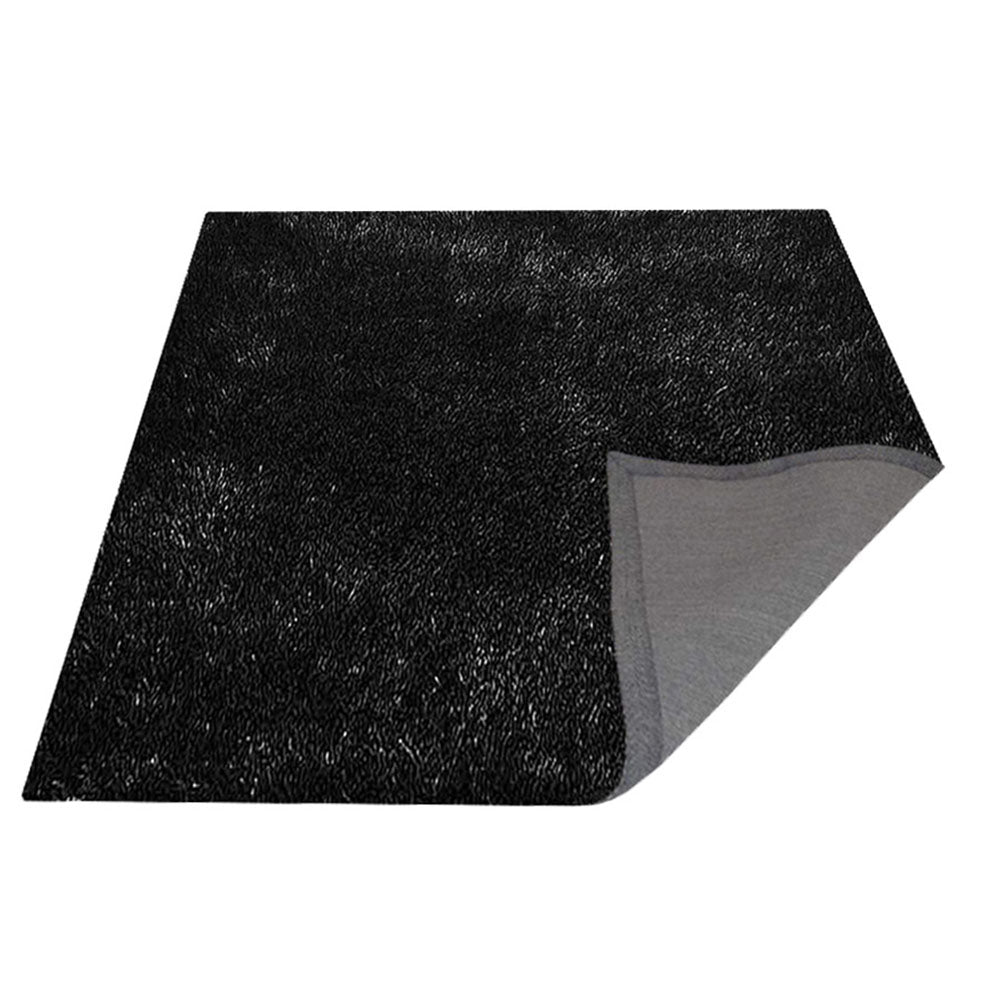 Plush Hand Tufted Shag Rug in Polyester – Solid Design