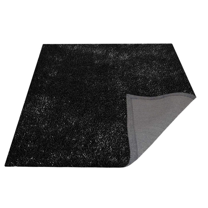 Plush Hand Tufted Shag Rug in Polyester – Solid Design