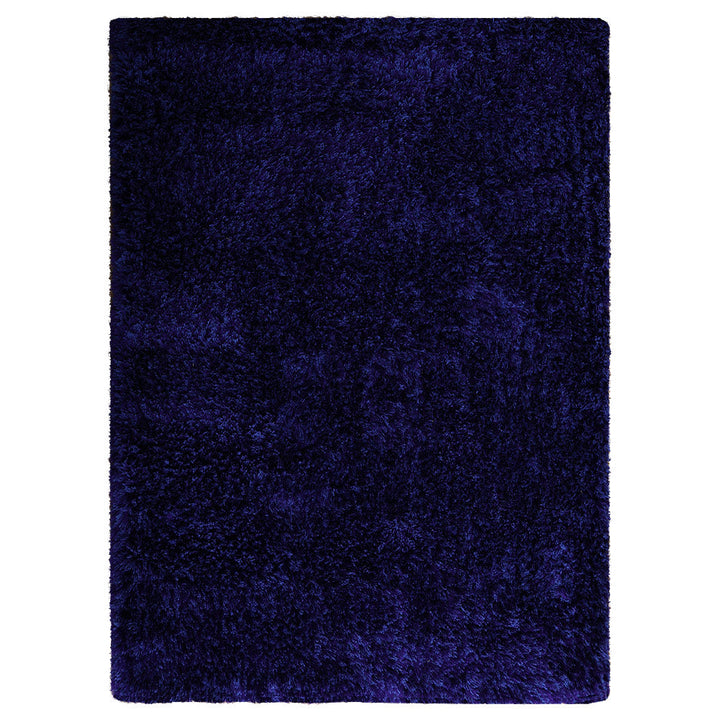 Plush Hand Tufted Shag Rug in Polyester – Solid Design