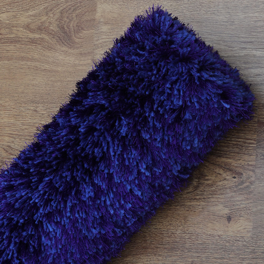 Plush Hand Tufted Shag Rug in Polyester – Solid Design