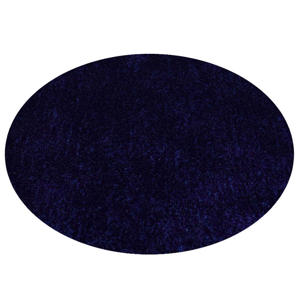 Plush Hand Tufted Shag Rug in Polyester – Solid Design