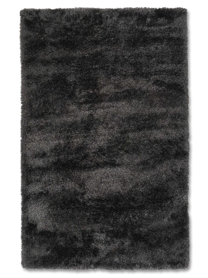 Plush Hand Tufted Shag Rug in Polyester – Solid Design