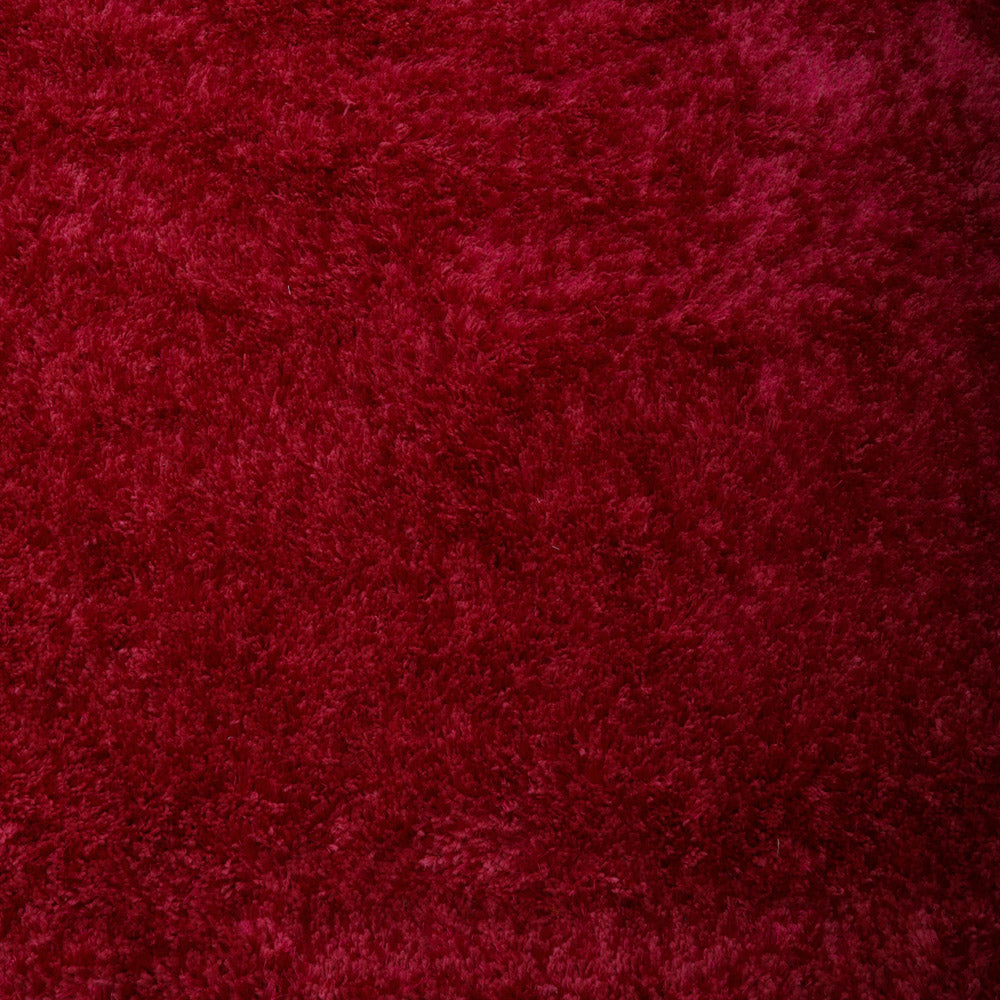 Plush Hand Tufted Shag Rug in Polyester – Solid Design