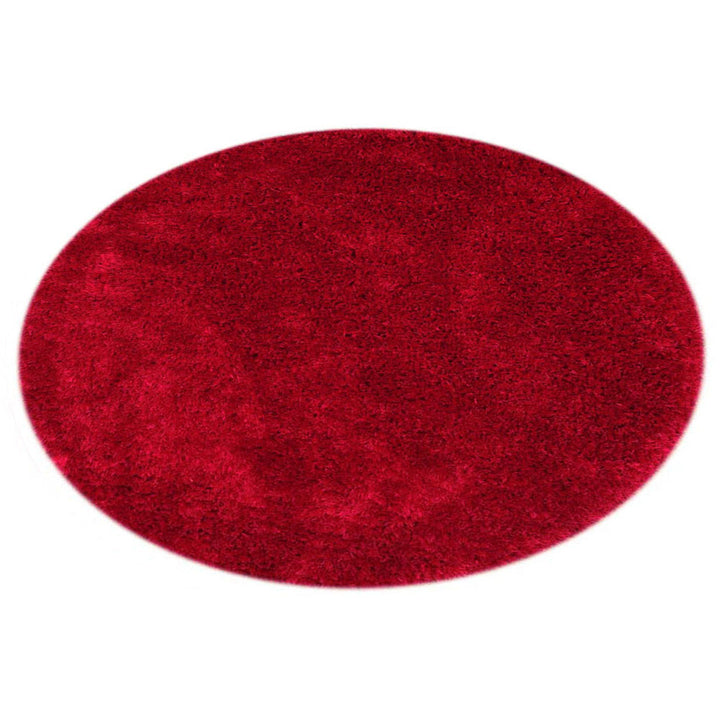 Plush Hand Tufted Shag Rug in Polyester – Solid Design