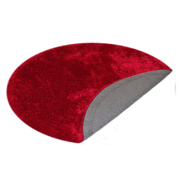 Plush Hand Tufted Shag Rug in Polyester – Solid Design