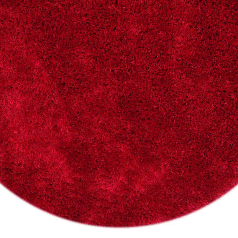 Plush Hand Tufted Shag Rug in Polyester – Solid Design