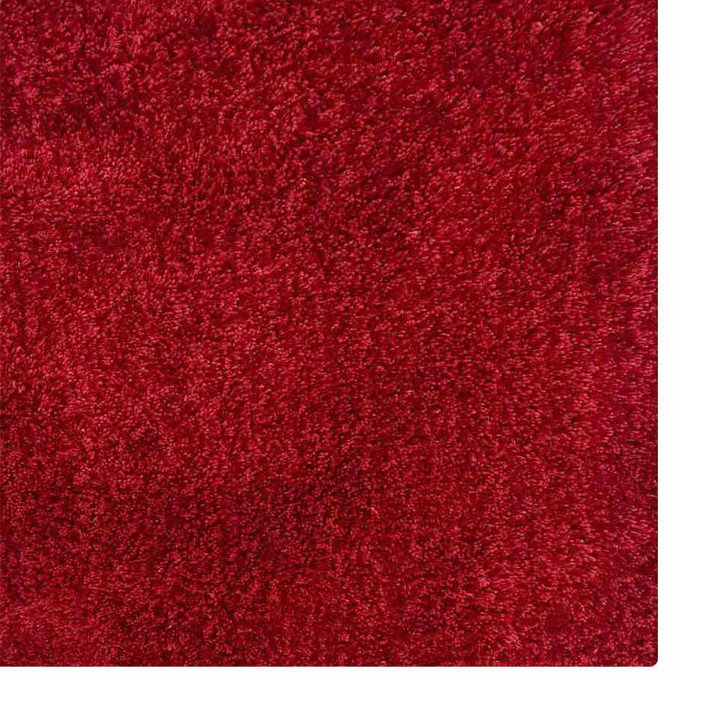 Plush Hand Tufted Shag Rug in Polyester – Solid Design
