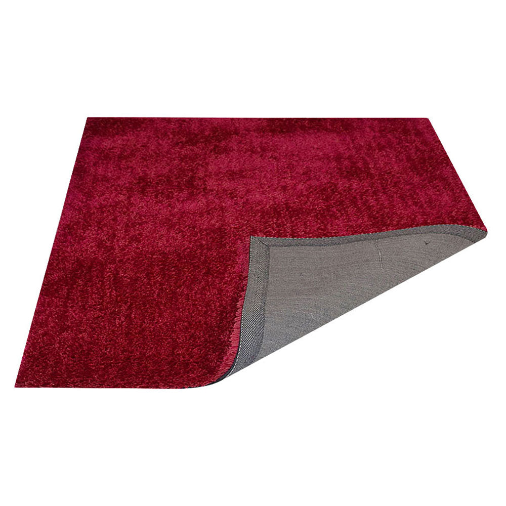 Plush Hand Tufted Shag Rug in Polyester – Solid Design