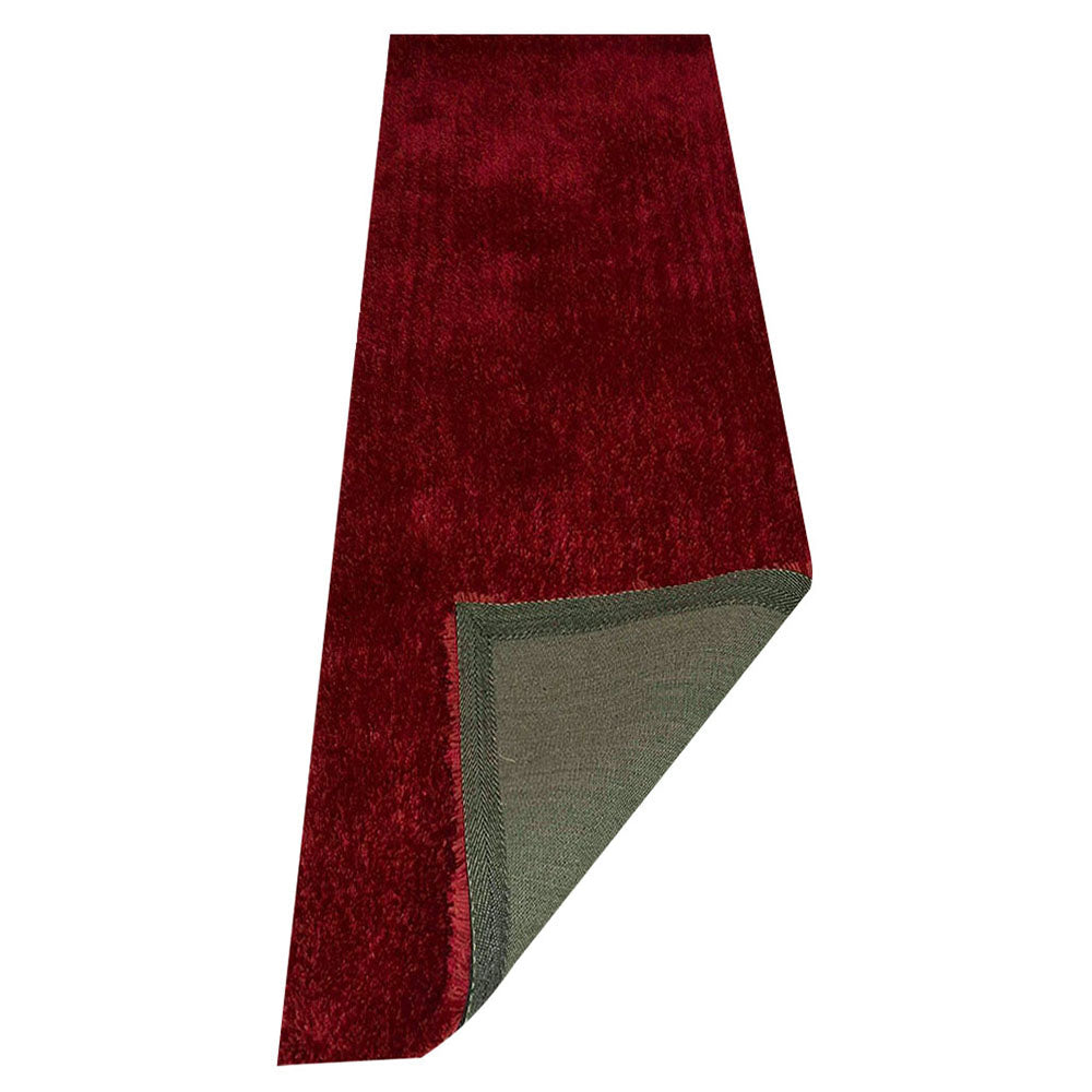 Plush Hand Tufted Shag Rug in Polyester – Solid Design