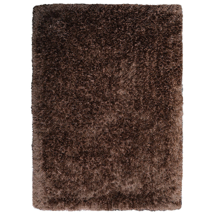 Plush Hand Tufted Shag Rug in Polyester – Solid Design