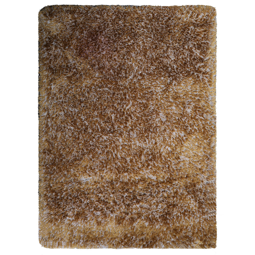 Plush Hand Tufted Shag Rug in Polyester – Solid Design