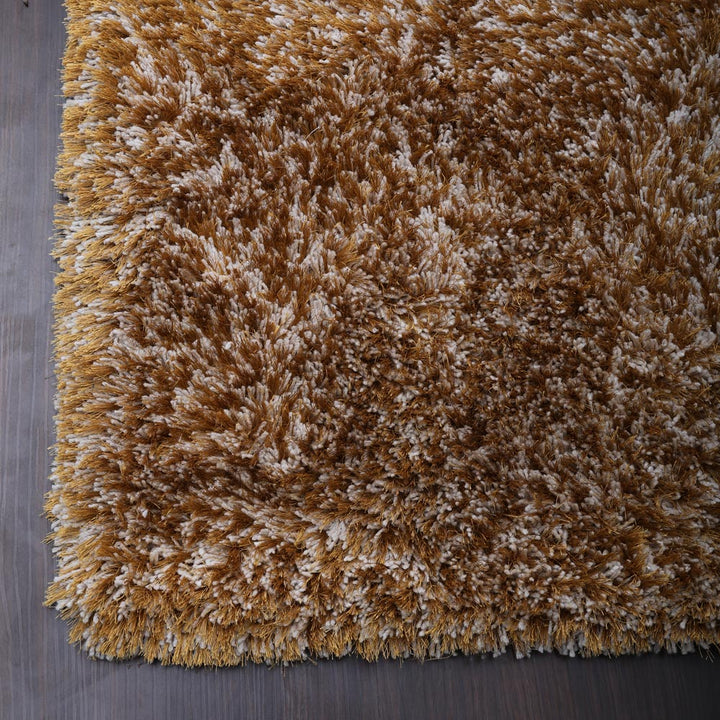 Plush Hand Tufted Shag Rug in Polyester – Solid Design