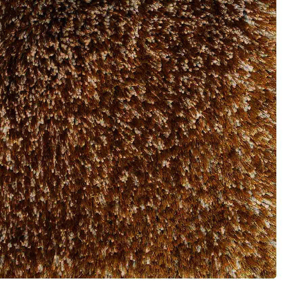 Plush Hand Tufted Shag Rug in Polyester – Solid Design