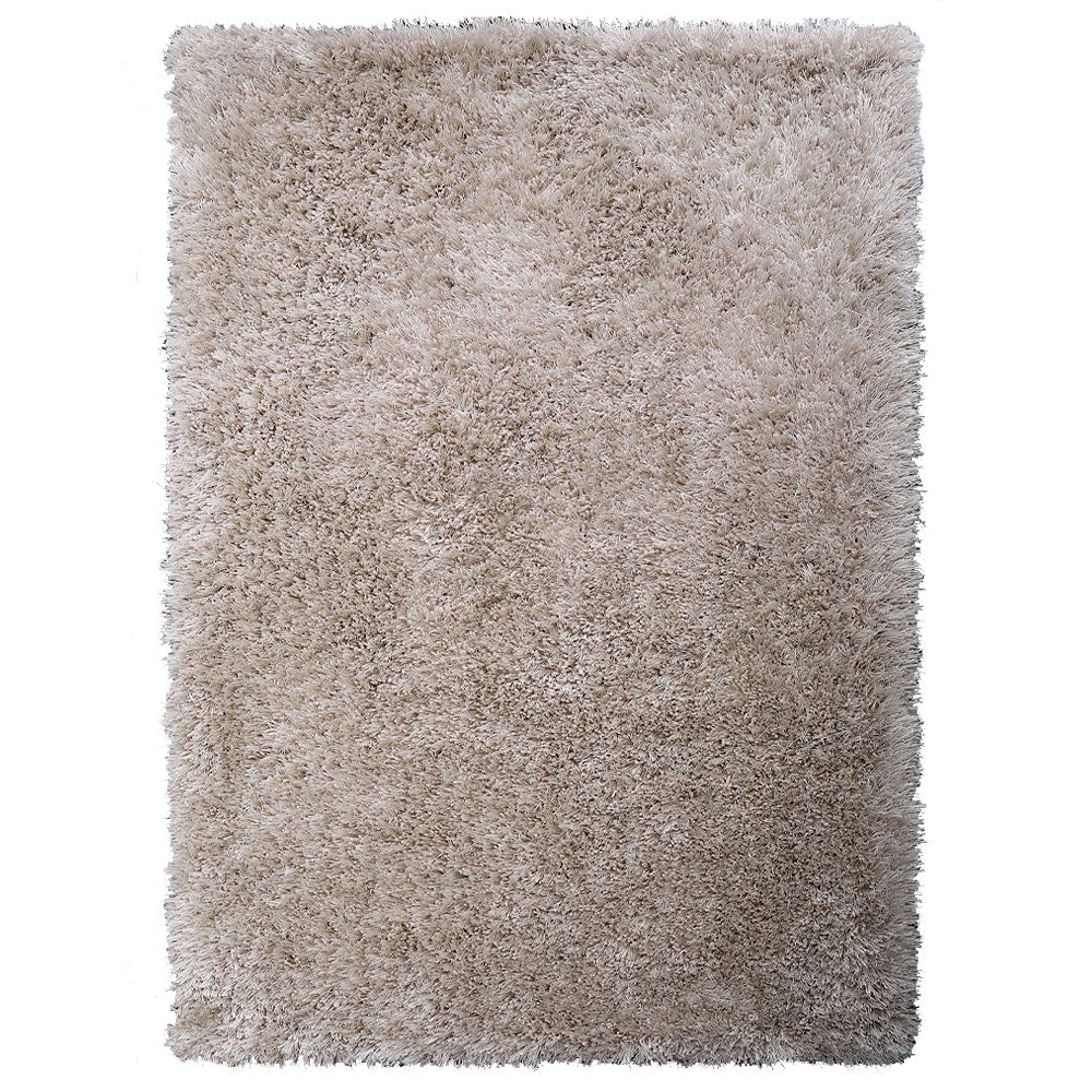 Plush Hand Tufted Shag Rug in Polyester – Solid Design