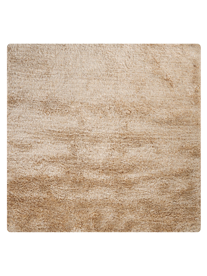 Plush Hand Tufted Shag Rug in Polyester – Solid Design
