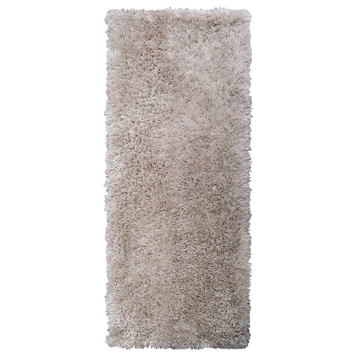 Plush Hand Tufted Shag Rug in Polyester – Solid Design