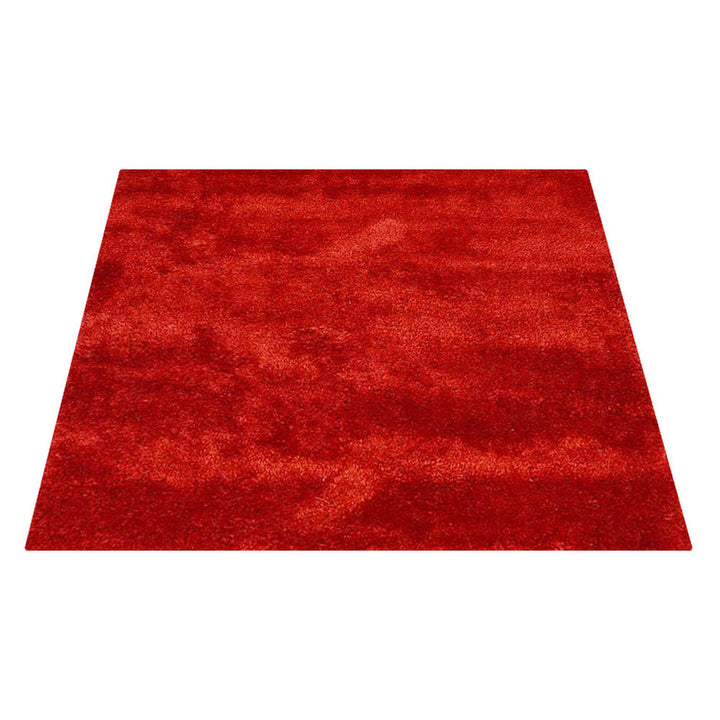 Plush Hand Tufted Shag Rug in Polyester – Solid Design