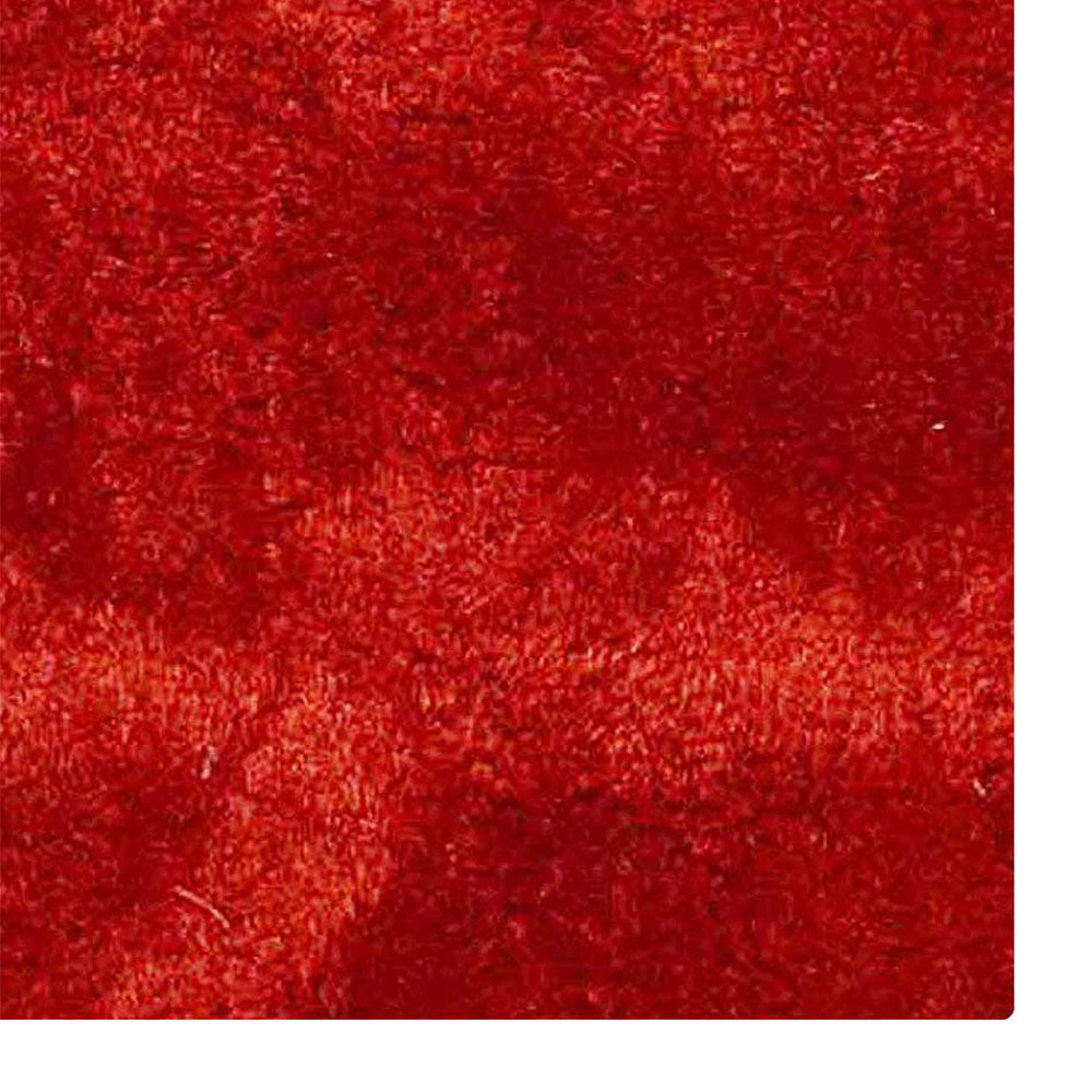 Plush Hand Tufted Shag Rug in Polyester – Solid Design