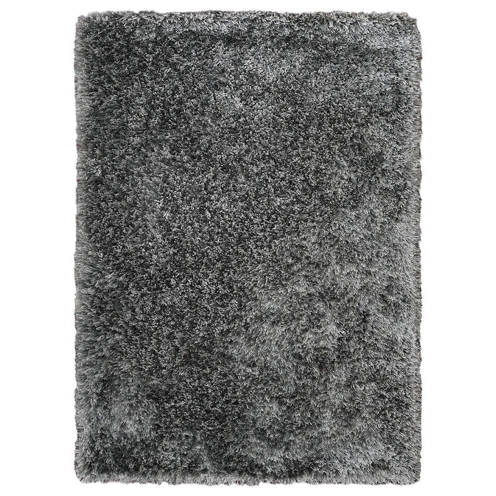 Plush Hand Tufted Shag Rug in Polyester – Solid Design