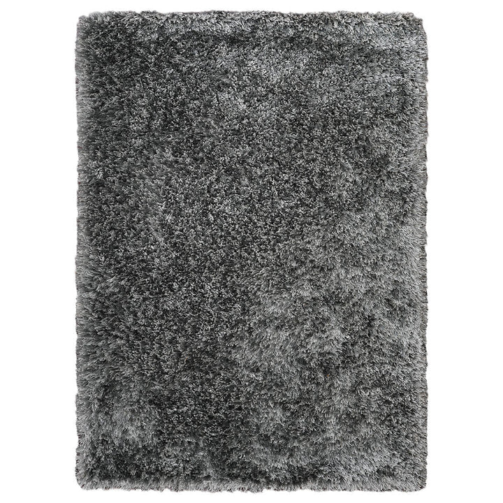 Plush Hand Tufted Shag Rug in Polyester – Solid Design