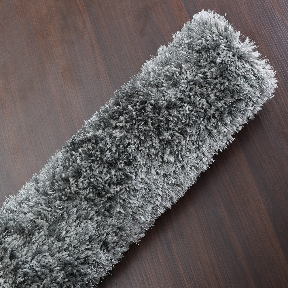 Plush Hand Tufted Shag Rug in Polyester – Solid Design