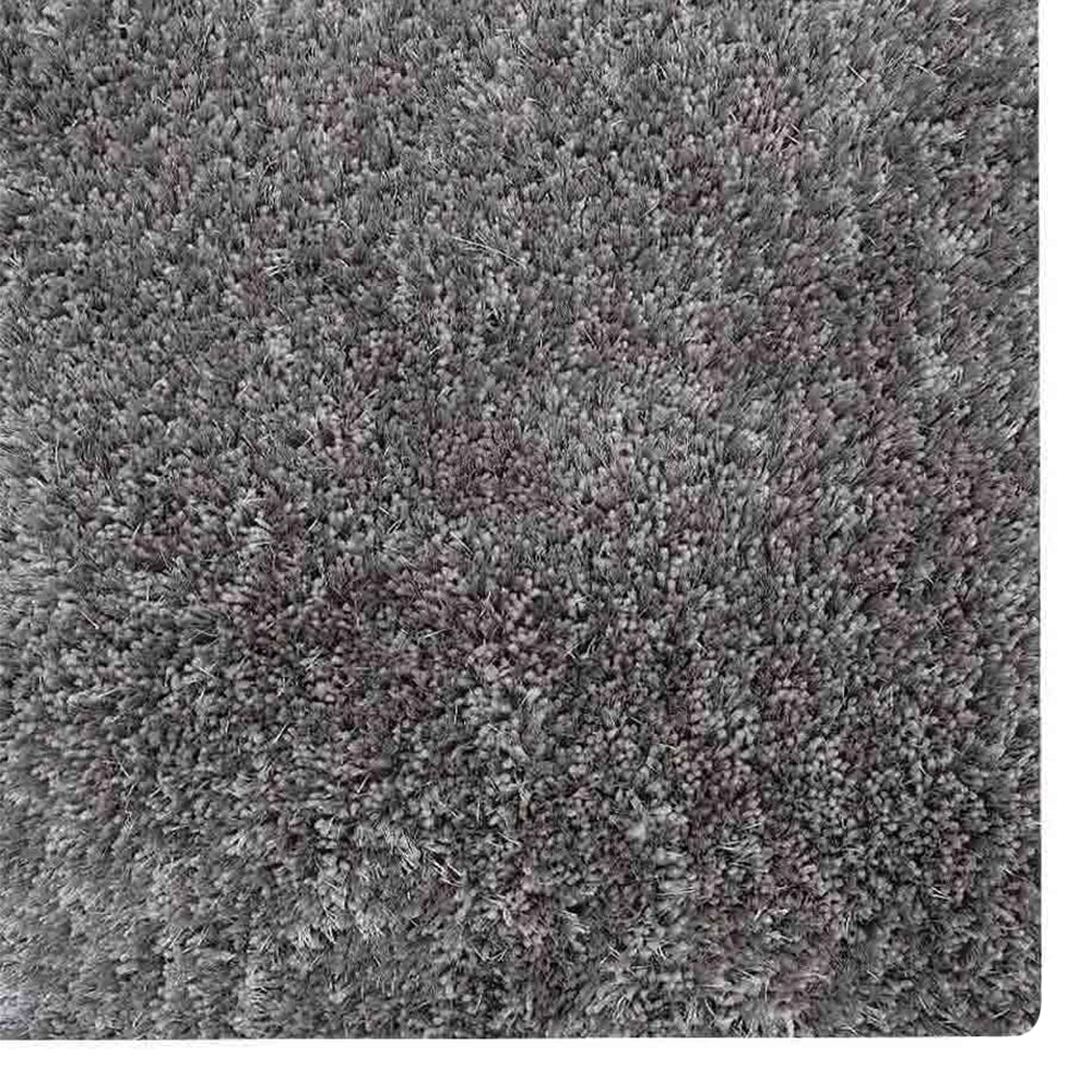 Plush Hand Tufted Shag Rug in Polyester – Solid Design