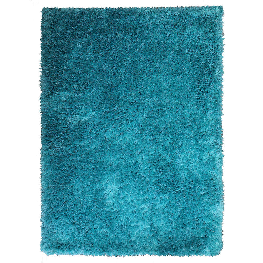 Plush Hand Tufted Shag Rug in Polyester – Solid Design