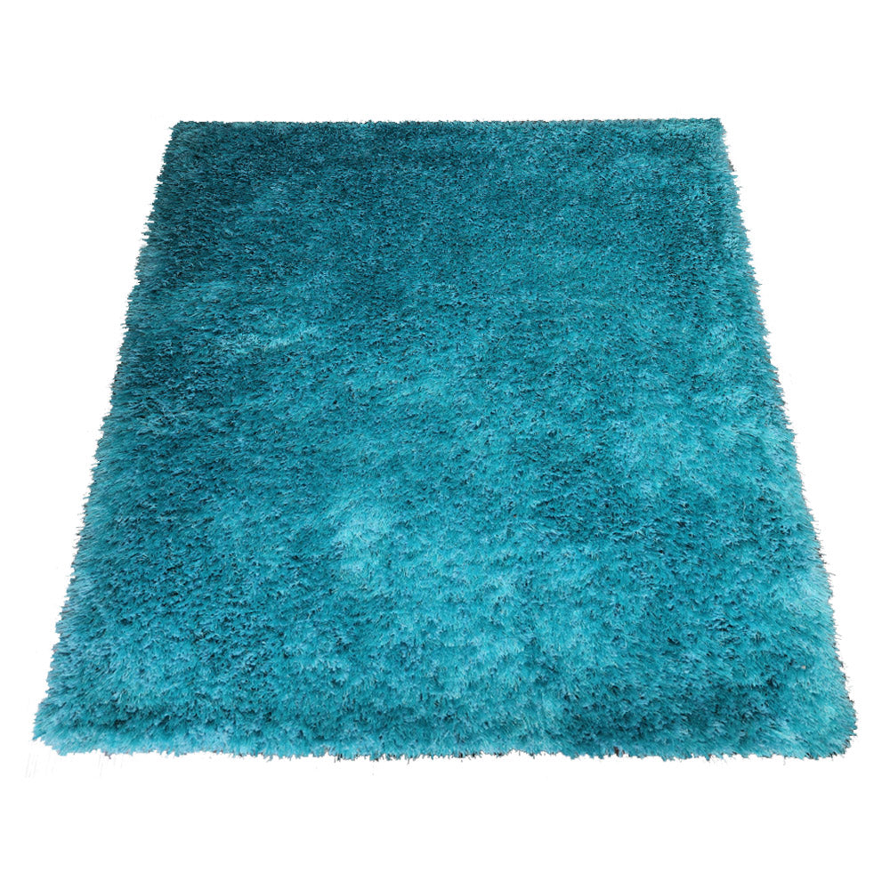 Plush Hand Tufted Shag Rug in Polyester – Solid Design