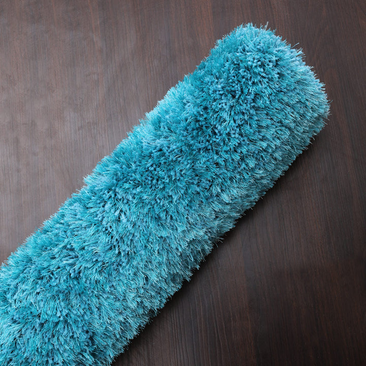Plush Hand Tufted Shag Rug in Polyester – Solid Design